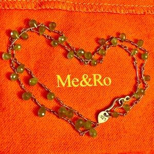 WOW POSHMARK - Authentic Me & Ro Sterling Silver Idocrase Teardrop Necklace